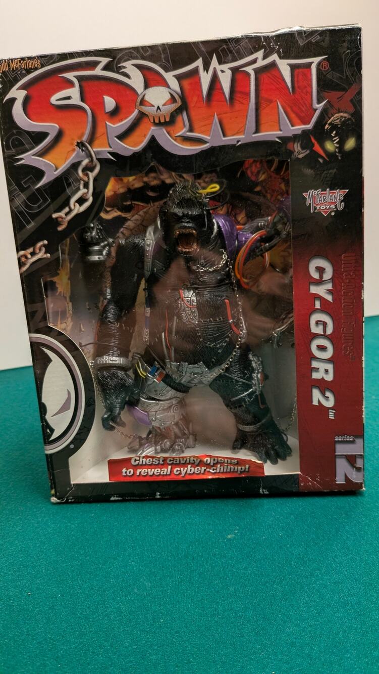 1998 McFarlane Toys Spawn Series 12 Cy-Gor 2 Deluxe Figure NIB